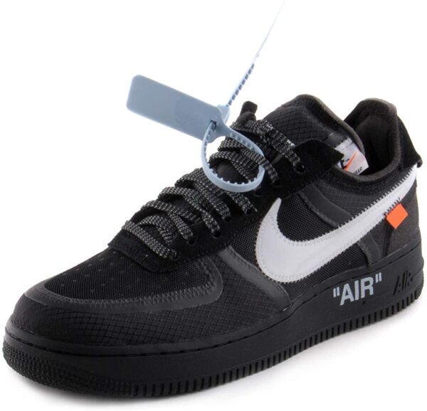 Off White x Nike Air Force 1 Logo “White”2.0 Negras - Imagen 2