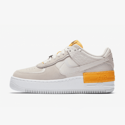 Nike Air Force 1 Shadow Vast Grey Laser Orange