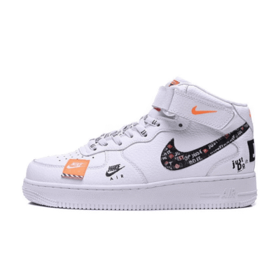 Nike Air Force 1 Altas “Just do it” Blancas