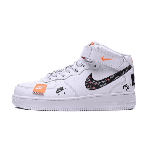 Nike Air Force 1 Altas “Just do it” Blancas