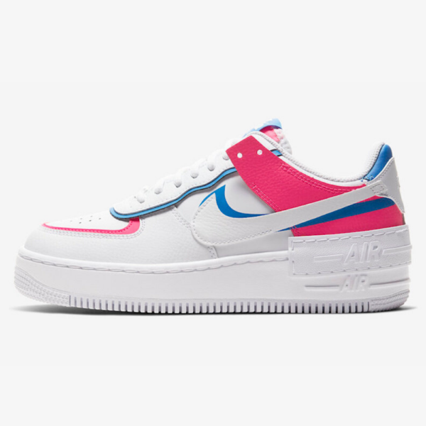 Nike Air Force 1 Shadow White Pink Blue