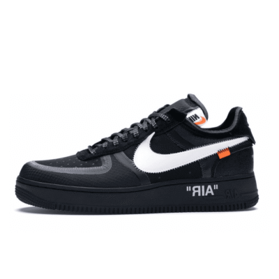Off White x Nike Air Force 1 Logo “White”2.0 Negras