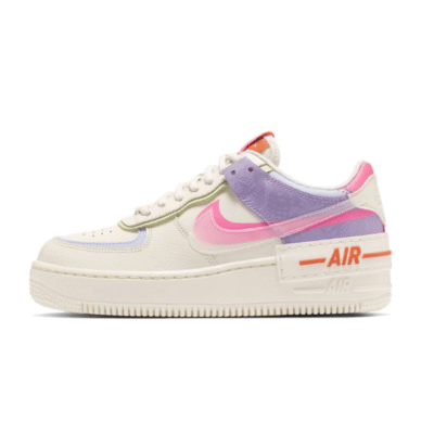 Nike Air Force 1 Shadow Beige White Orange