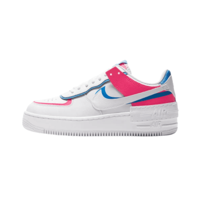 Nike Air Force 1 Shadow White Pink Blue