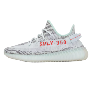 Adidas Yezzy Blancas tinte Azul