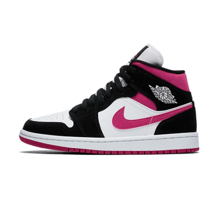 Nike Air Jordan 1 Mid White Black Light Artic Pink