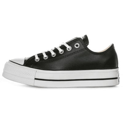 Converse Altas Negras Cuero