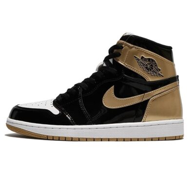 Nike Air Jordan 1 Negras y Doradas