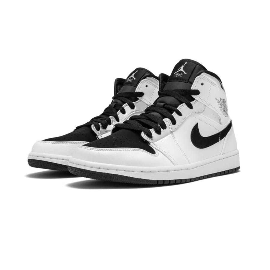 Nike Air Jordan 1 Plateadas y Blancas - Imagen 2