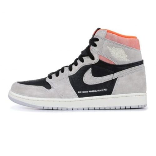 Nike Air Jordan 1 Grises Negras y Naranjas