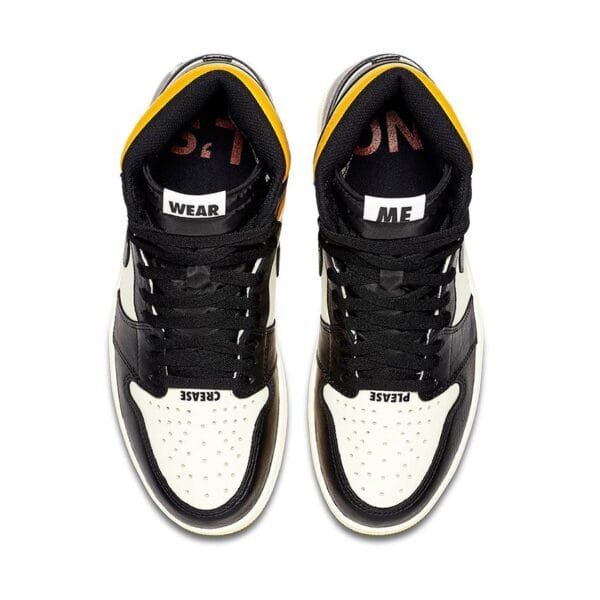 Nike Air Jordan 1 NOT FOR RESALE Amarillas - Imagen 2