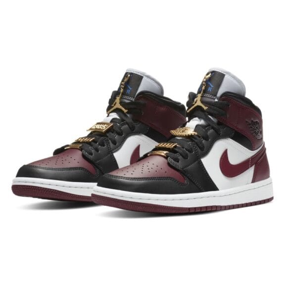 Nike Air Jordan 1 Mid SE - Black Dark Beetroot - Imagen 2