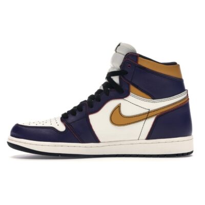 Nike Air Jordan 1 Amarillas y purpuras