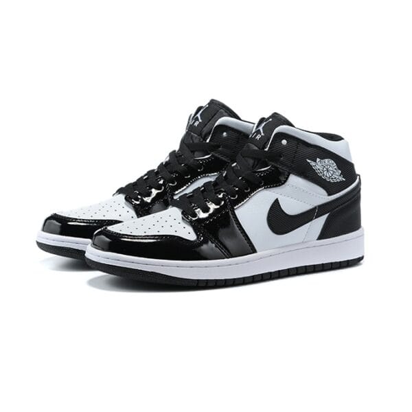 Nike Air Jordan 1 Negras Brillantes - Imagen 5