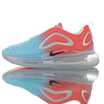 Nike Air Max 720 Blue Orange and Silver