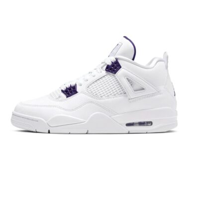 Nike Air Jordan 4 Blancas y Moradas