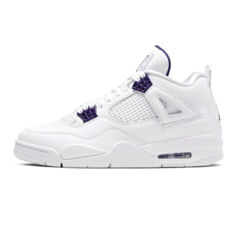 Nike Air Jordan 4 Blancas y Moradas
