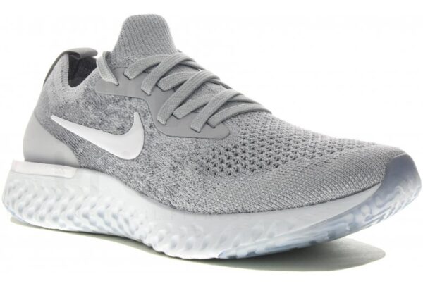 Nike Epic React Flyknit Grises - Imagen 3