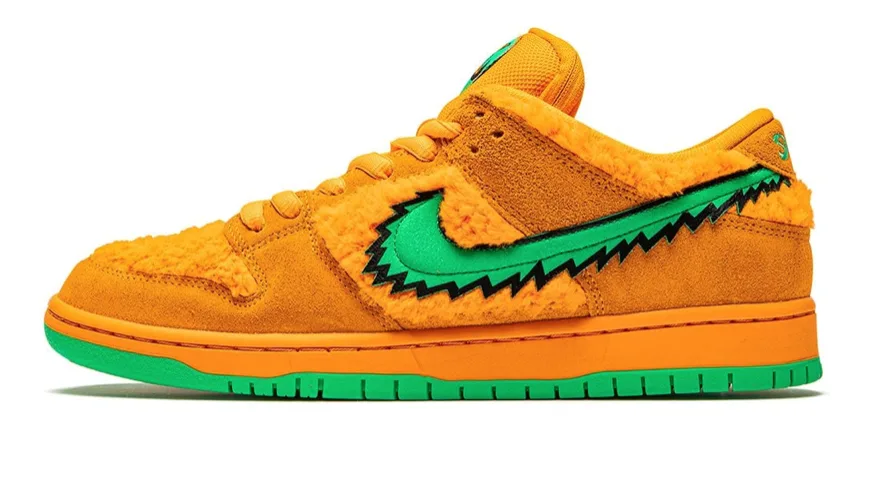 Nike SB Dunk Low Grateful Dead Bear Orange