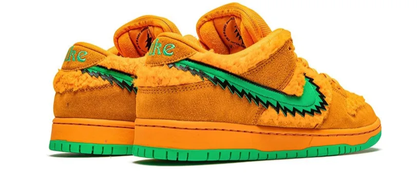 Nike SB Dunk Low Grateful Dead Bear Orange - Imagen 3