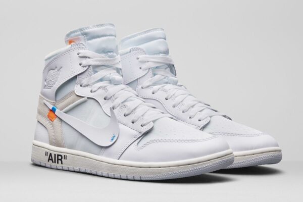 Nike Air Jordan 1 x OFF WHITE Retro High OG Blancas - Imagen 2