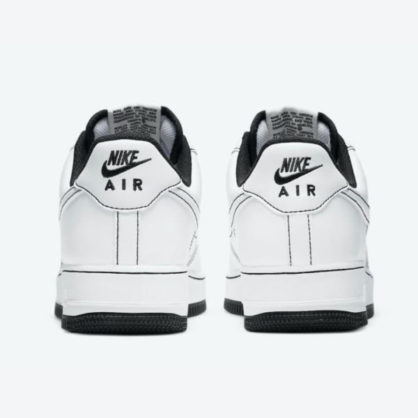 Nike Air Force 1 Contrast Stitch Game Royal Black - Imagen 3