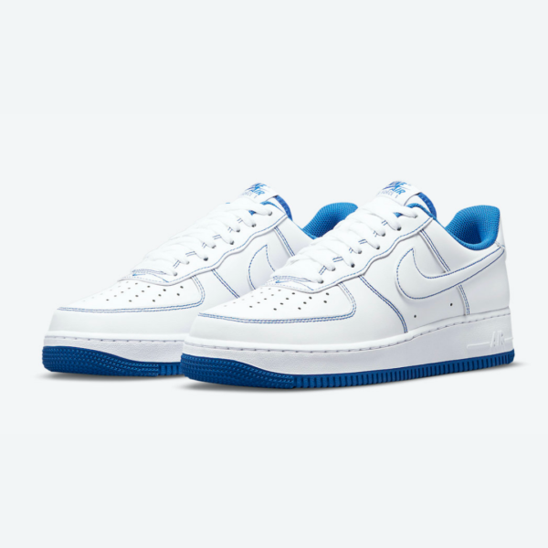 Nike Air Force 1 Contrast Stitch Game Royal Blue - Imagen 2