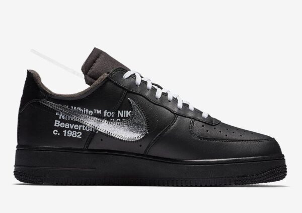 Nike Air Force 1 x Off White Low Negras - Imagen 4