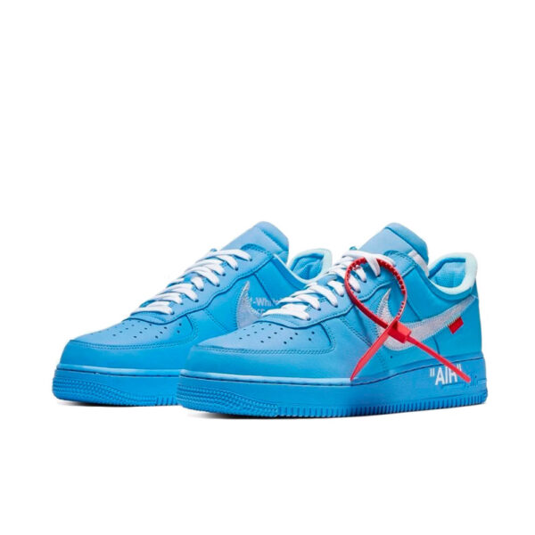 Nike Air Force 1 x Off White Low Azul - Imagen 2