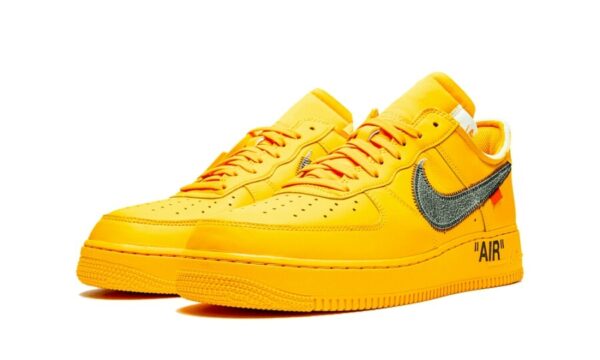 Nike Air Force 1 x Off White Low Amarillas - Imagen 2