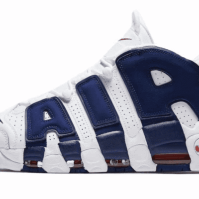 Nike Air More Uptempo Blanca y Azules