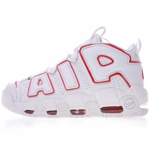 Nike Air More Uptempo Blanco y Rojo