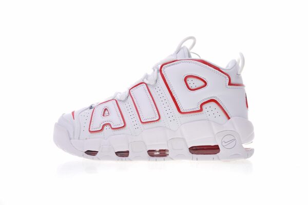Nike Air More Uptempo Blanco y Rojo