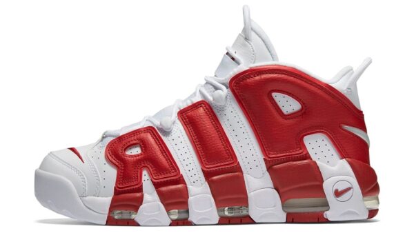 Nike Air More Uptempo Blanca y Rojas