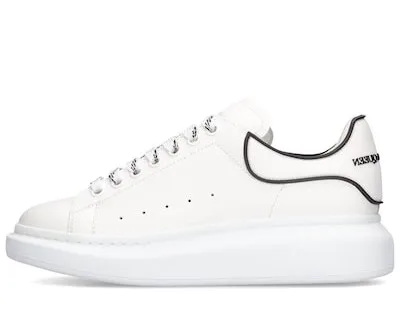 Alexander McQueen Oversized Sneaker Blanco con detalle Negro