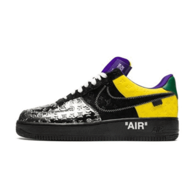 Nike Air Force x LV "Virgin Abloh" Metallic silver/ purple dusk