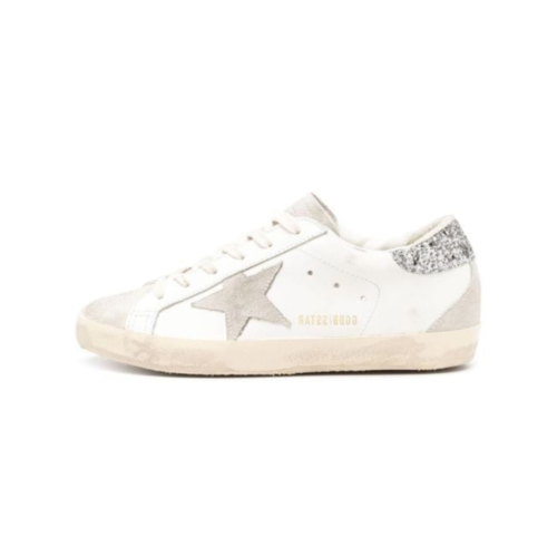 Golden Goose super star talón plateado