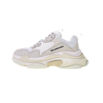 Balenciaga Triple S beige con suela chunky y diseño premium