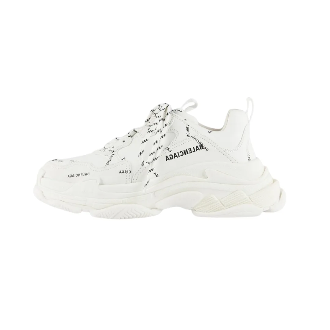 Balenciaga Triple S blancas con logo BALENCIAGA bordado lateral