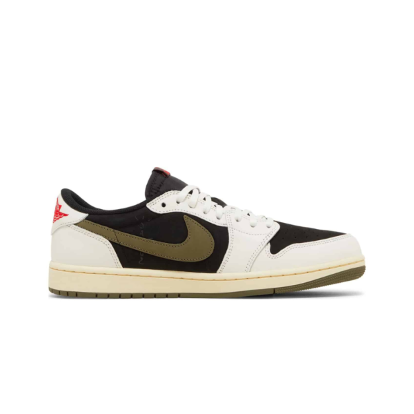 Nike Air Jordan 1 Low OG  Olive Dark - Travis Scott - Imagen 2