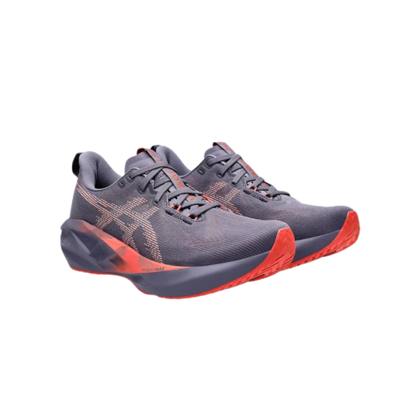 ASICS Novablast 5 Greyish Purple/Coral - Imagen 2