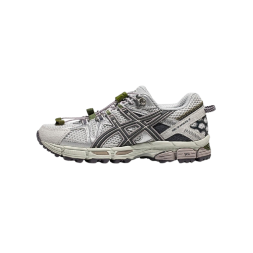ASICS GEL-Kahana 8 Grey Matcha Green para mujer vista lateral