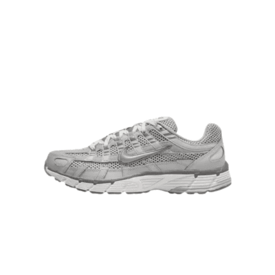 Nike P-6000 White Light Grey zapatillas blancas y grises vista lateral