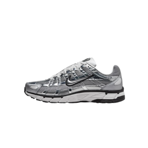 Nike P-6000 Silver Metallic zapatillas plateadas vista lateral