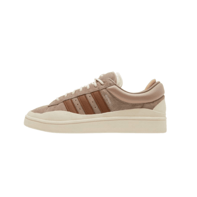 Adidas Bad Bunny x Campus Chalky Brown en ante marrón con suela gum