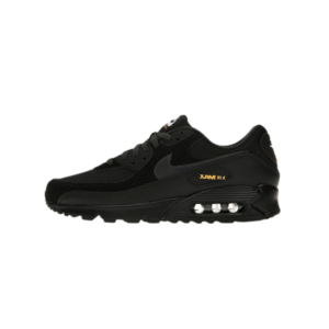 Nike Air Max 90 Black University Gold – Zapatillas negras con detalles dorados