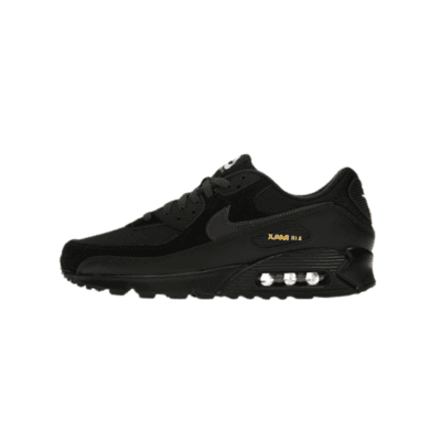 Nike Air Max 90 Black University Gold – Zapatillas negras con detalles dorados