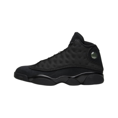 Air Jordan 13 Retro Black Cat negras con holograma lateral