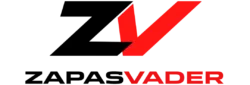 Logo oficial de ZapasVader con iniciales ZV en rojo y negro, marca streetwear especializada en sneakers y zapatillas exclusivas.
