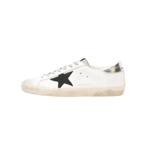 Golden Goose Super-Star White con Estrella Gris